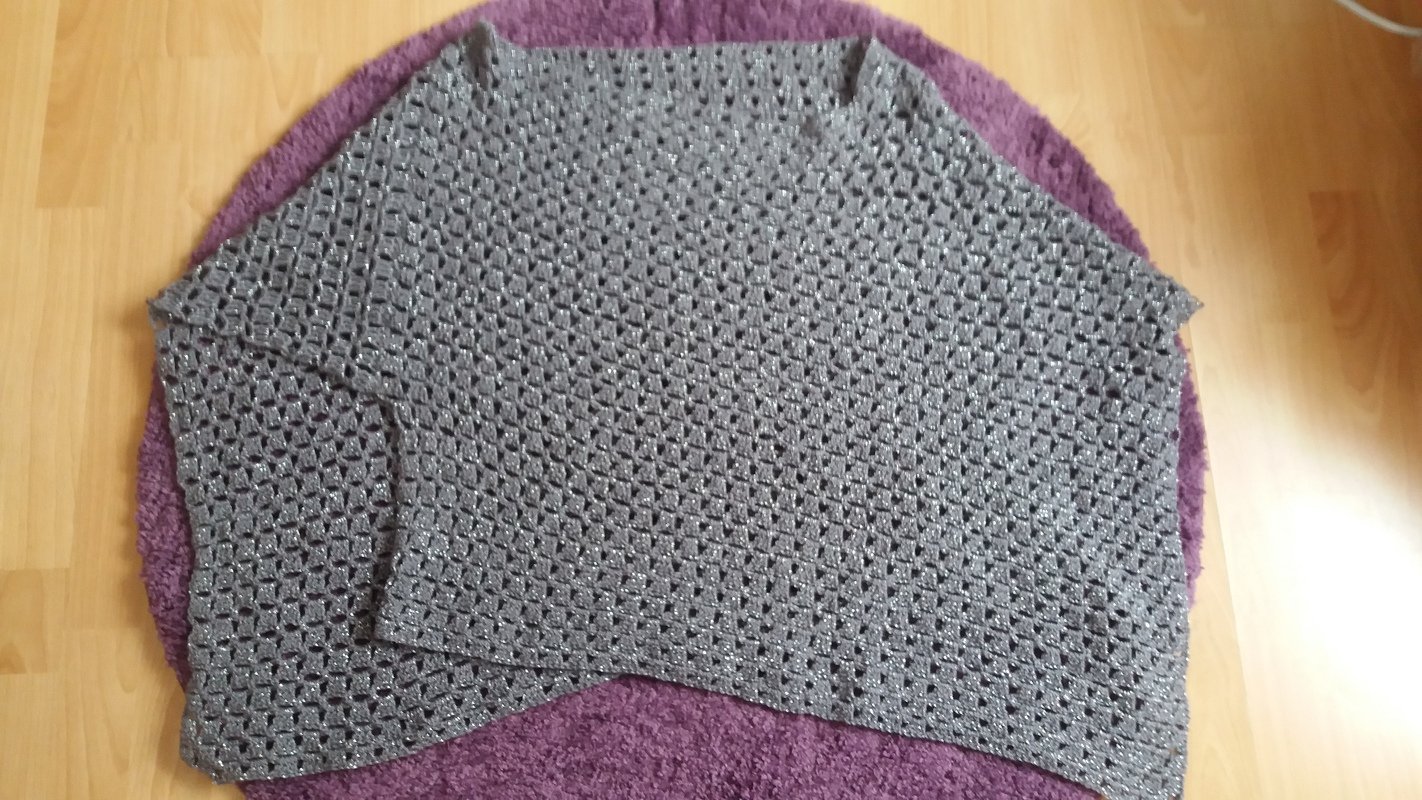 Poncho Blue Dream, Universalgröße