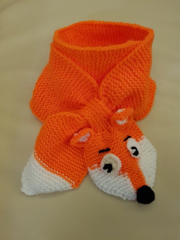 Schals mit Tiermotiven Strickanleitung Vers. 2