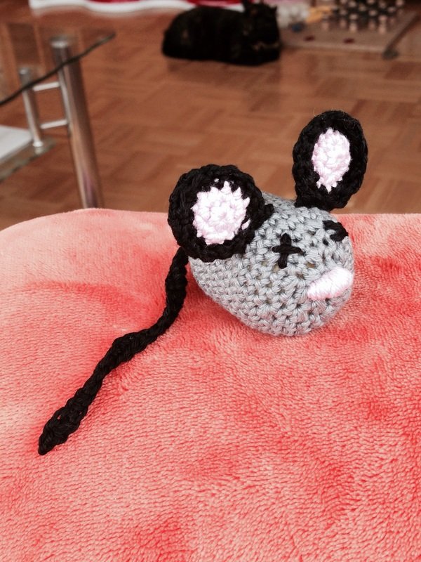 Häkelanleitung, Katzenspielzeug oder Schlüsselanhänger, PDF