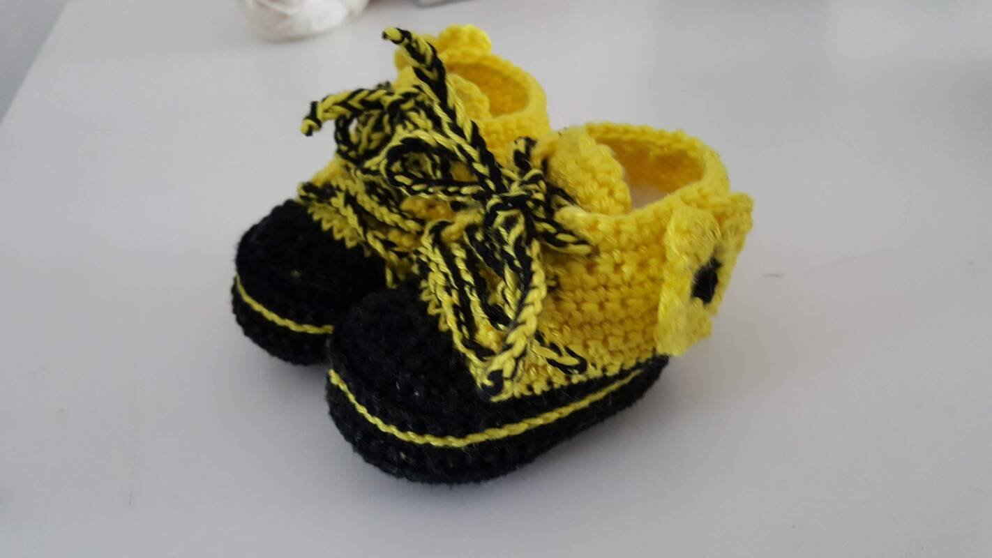 Häkelanleitung für Baby-Turnschuhe (#2)