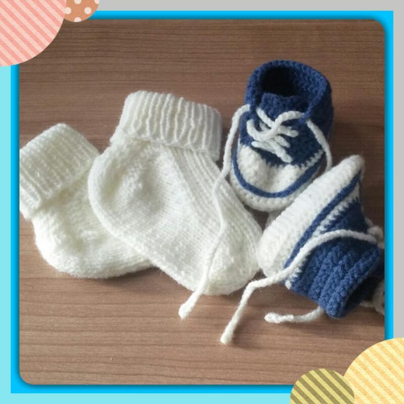 Häkelanleitung für Baby-Turnschuhe (#2)