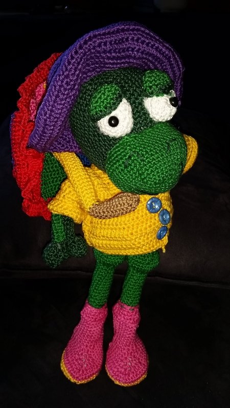 Gratis Häkelanleitung Wetterfroschdame Emelie