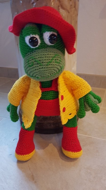 Gratis Häkelanleitung Wetterfroschdame Emelie