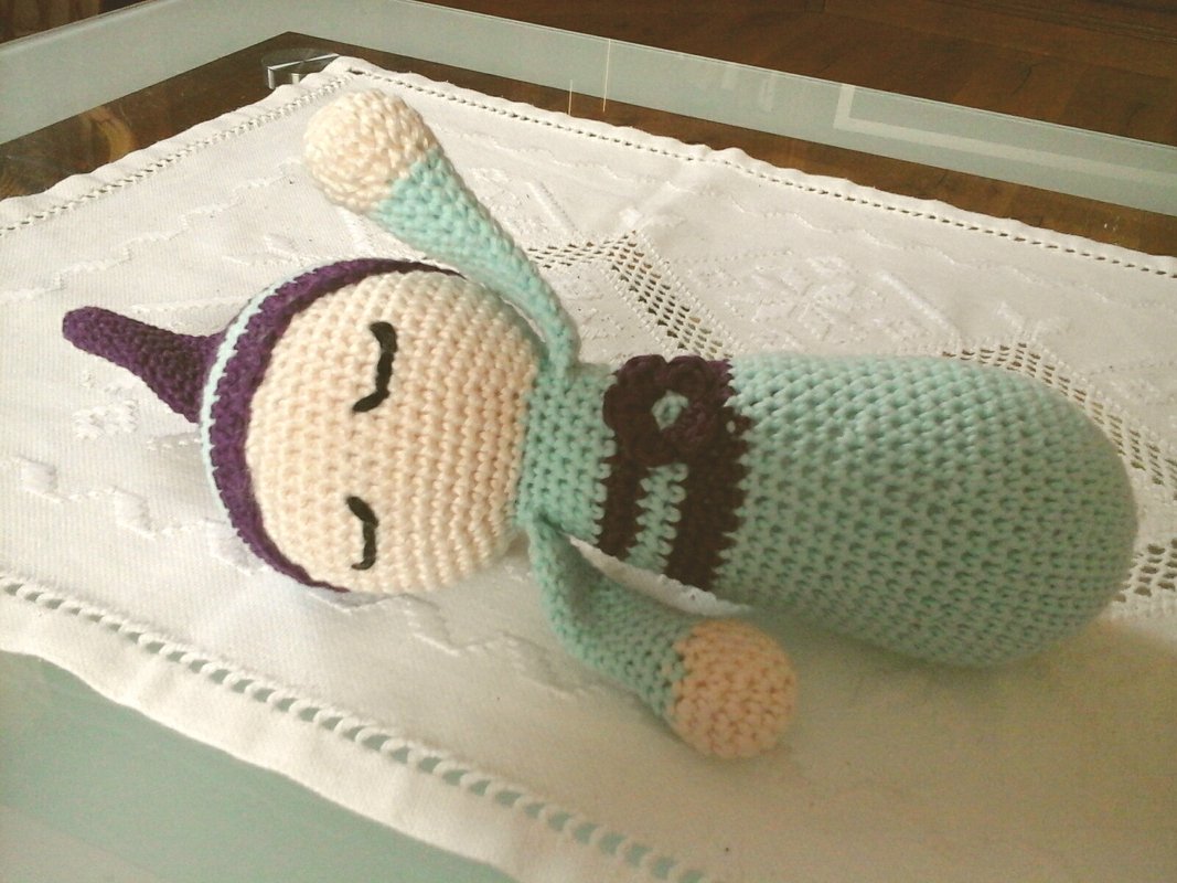 Häkelanleitung für Babys &#039;erstes Püppchen&#039;