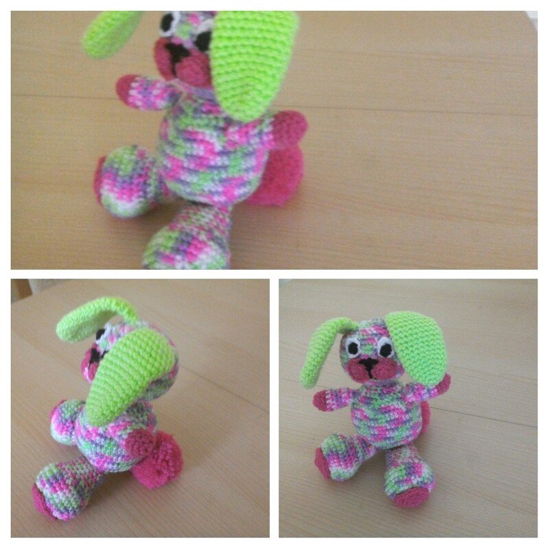 **Häkelanleitung** Hase Puscheln