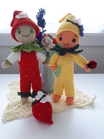 Blumenwichtel Flora und Florian