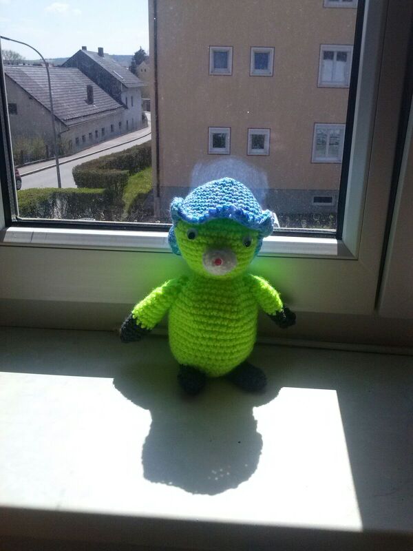 Häkelanleitung - Cowboy Maulwurf häkeln