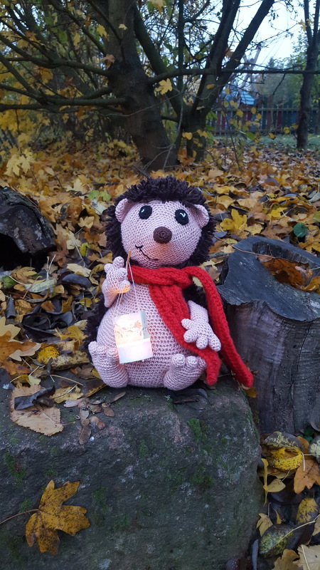 Hedgehog Malte Doorstopper crochet pattern