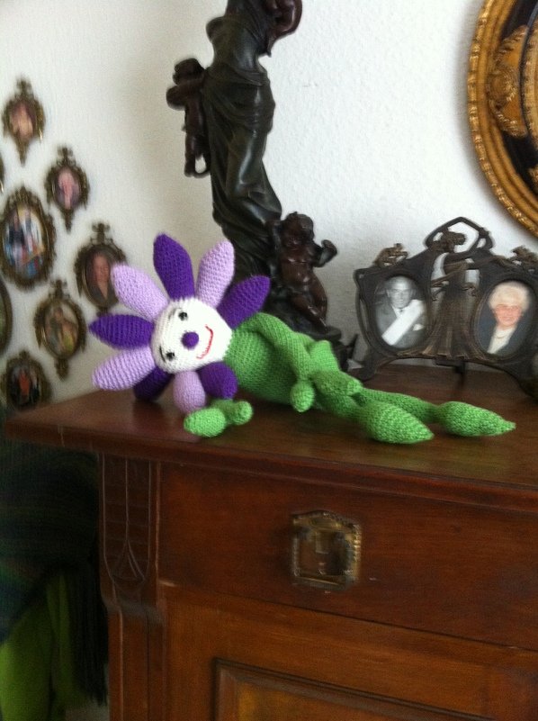 Häkelanleitung Blume Flora