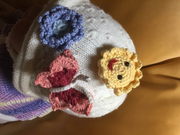 Häkelanleitung für ein 3d Schmetterling