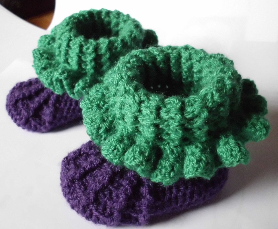 Babyschuhe &quot;Brombeere&quot;, Gr. 0 M. bis 12 M.