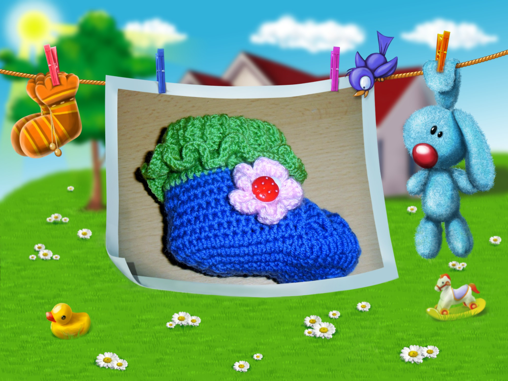 Babyschuhe &quot;Brombeere&quot;, Gr. 0 M. bis 12 M.