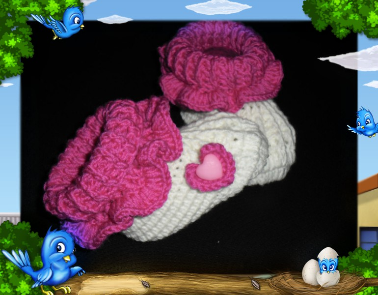 Baby shoes &quot;Blackberry&quot;, sizes: newborns - 12 m.