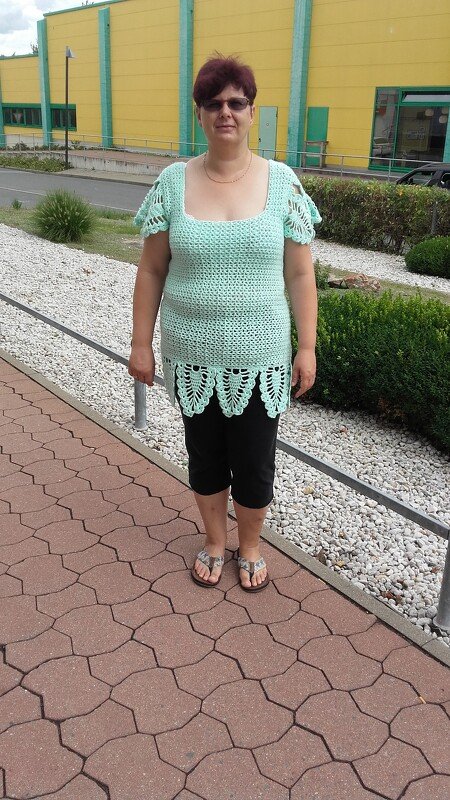 Häkelanleitung Sommerpulli alle Größen Summer Kollektion No.1