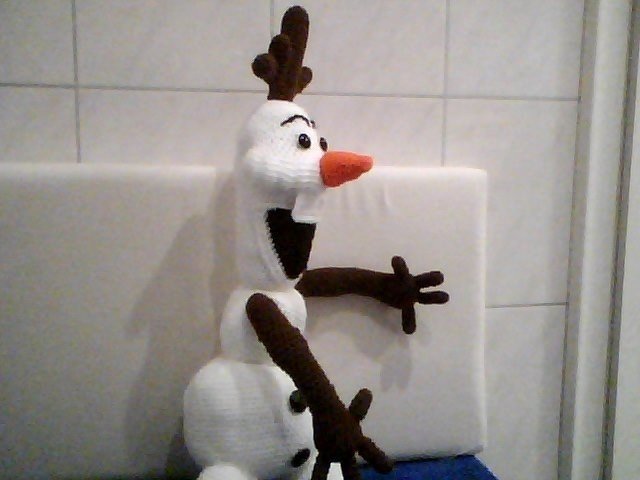 Häkelanleitung Olaf der Schneemann (47 cm)