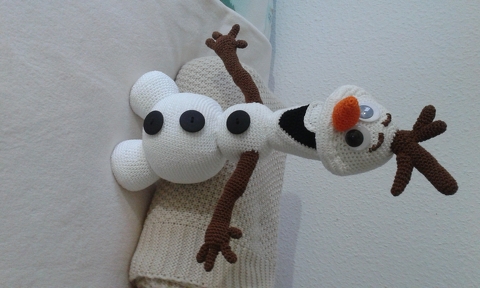 Häkelanleitung Olaf der Schneemann (47 cm)