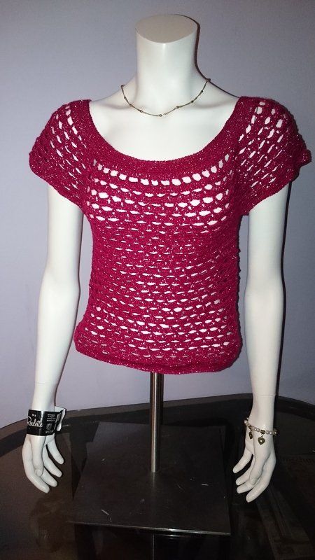 Häkelanleitung Sommertop "Sonnenuntergang" - ideal für die beliebten Bobbels 