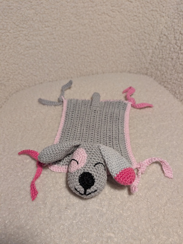 Häkelanleitung Schnuffeltuch Hund