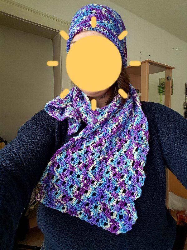 "Emilja" Häkelschal / Loop für jede Jahreszeit