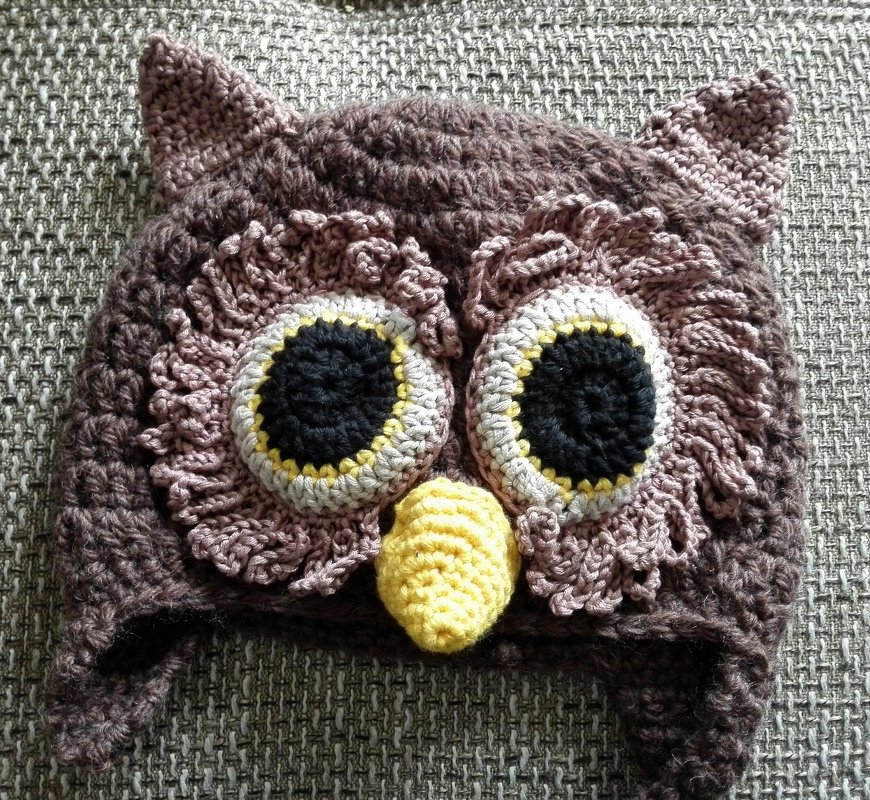 Wintermütze &quot;Eule&quot; (alle Gr., 2 Varianten)