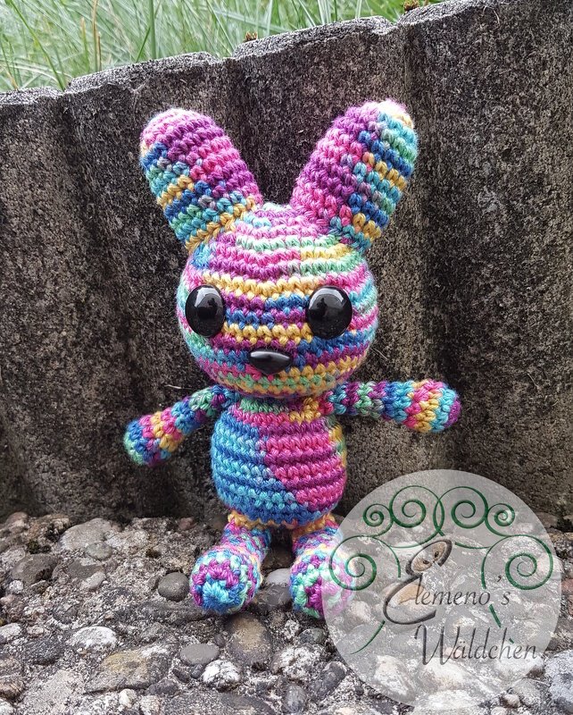 Anleitung Chilimini Hase, Amigurumi, häkeln, niedlich, Häkelanleitung PDF