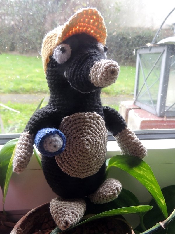 Amigurumi - E-Book - Häkelanleitung - Maulwurf Karlchen
