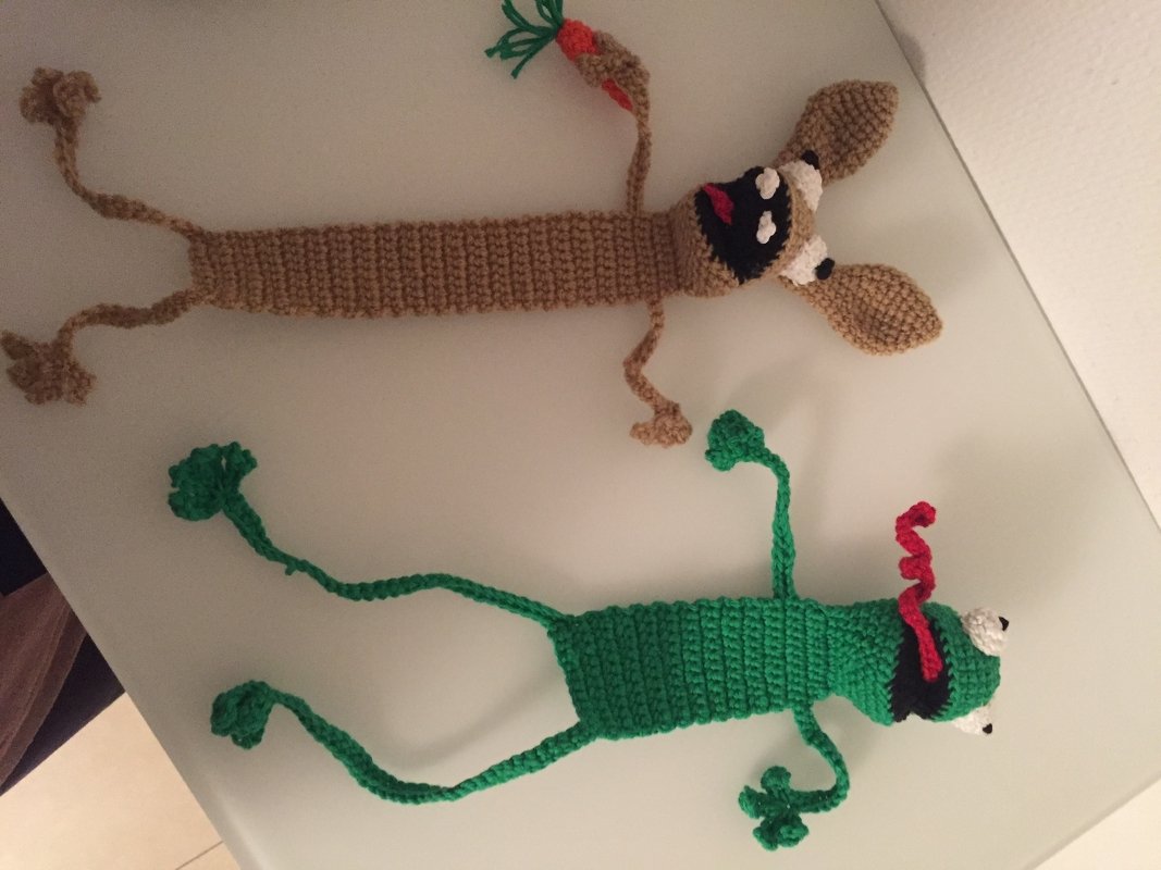 Amigurumi Crochet Frog Bookmark