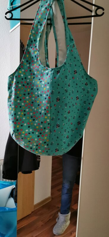 Kitty *** Beuteltasche E-Book Pdf-Datei Tasche Einkaufstasche Nähanleitung mit Schnittmuster in 6 Größen XS-XXL von firstloungeberlin