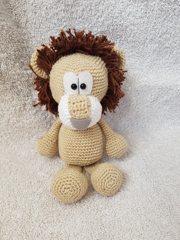 Häkelanleitung: Löwenpaar