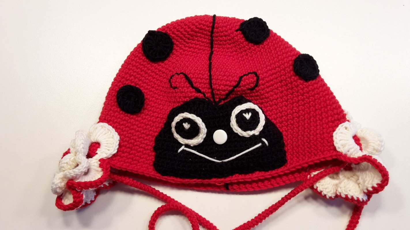 Children&#039;s hat &quot;Ladybird&quot;, all sizes