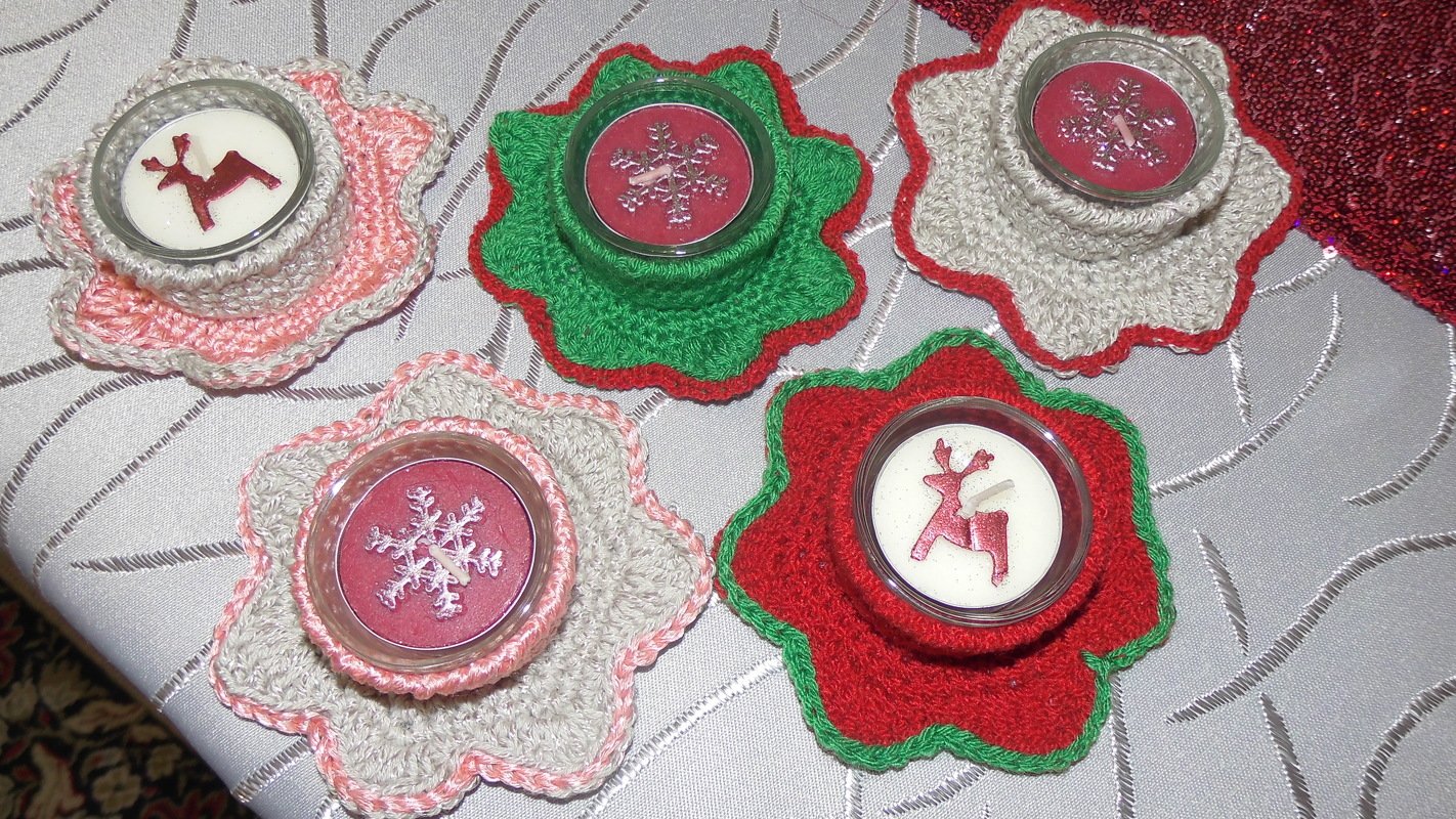 Teelicht &quot; Mini - Blümchen &quot;