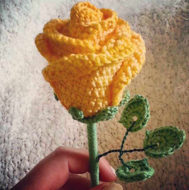 - ROSE -  häkeln, Rosenstrauß, Muttertag, Valentinstag, tolle Geschenkidee