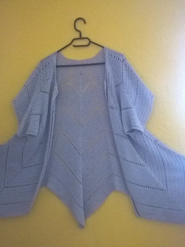 Häkelanleitung Jacke Starlight , XS - XXXXL