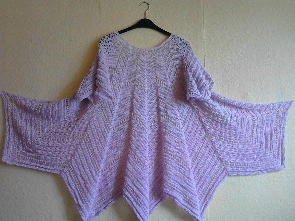 Häkelanleitung Jacke Starlight , XS - XXXXL