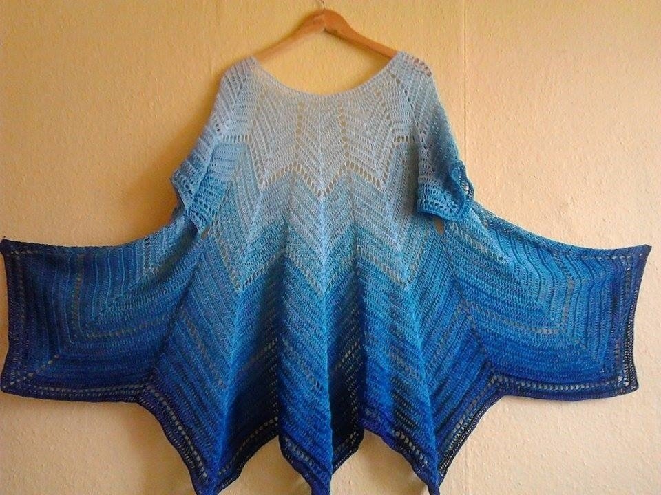 Häkelanleitung Jacke Starlight , XS - XXXXL