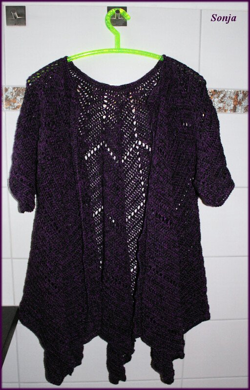 Häkelanleitung Jacke Starlight , XS - XXXXL