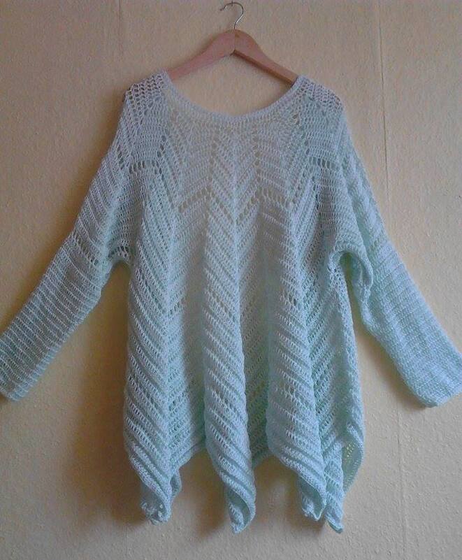 Häkelanleitung Jacke Starlight , XS - XXXXL