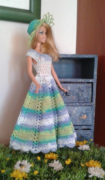 Crochet patterns: Doll clothes collection &#039;Swing&#039;