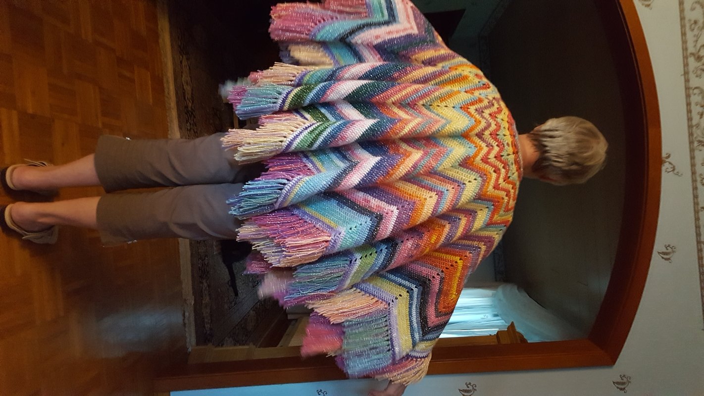 Poncho, Rock, Schulterwärmer - Stern 