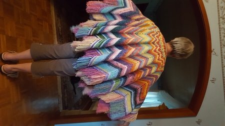 Poncho, Rock, Schulterwärmer - Stern 