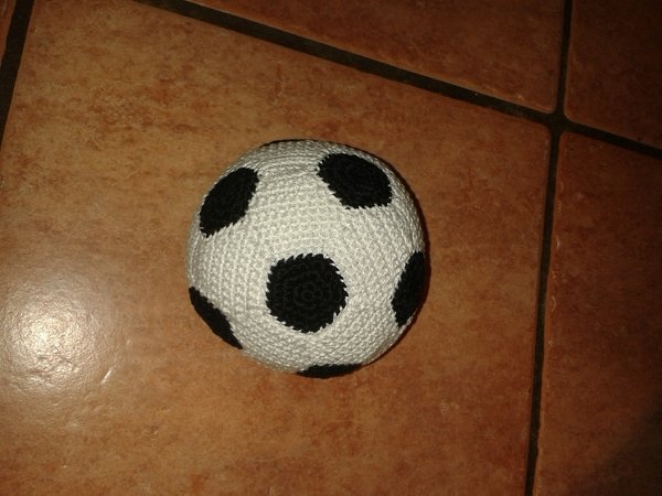 Super bunter Ball für Kinderhände, Fussball 