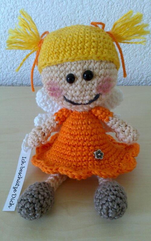 Schutzengelchen Mädls -- Häkelanleitung von Haekelkeks®