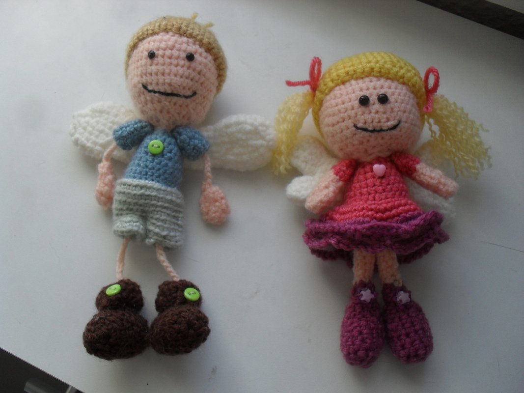 Schutzengelchen Mädls -- Häkelanleitung von Haekelkeks®