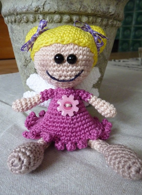 Schutzengelchen Mädls -- Häkelanleitung von Haekelkeks®