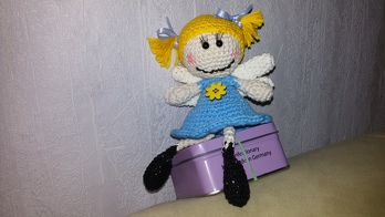 Es ein Engelchen für einen guten Freund, für sein neues Auto.