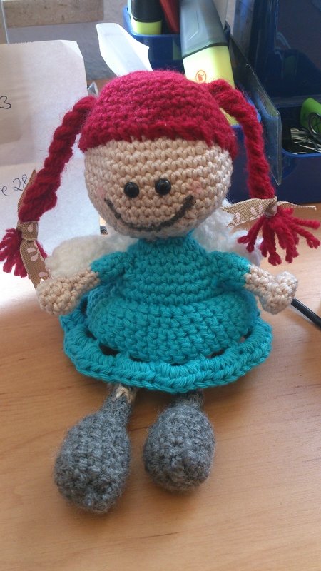 Schutzengelchen Mädls -- Häkelanleitung von Haekelkeks®