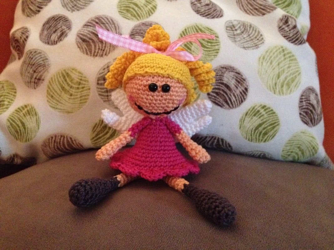 Schutzengelchen Mädls -- Häkelanleitung von Haekelkeks®