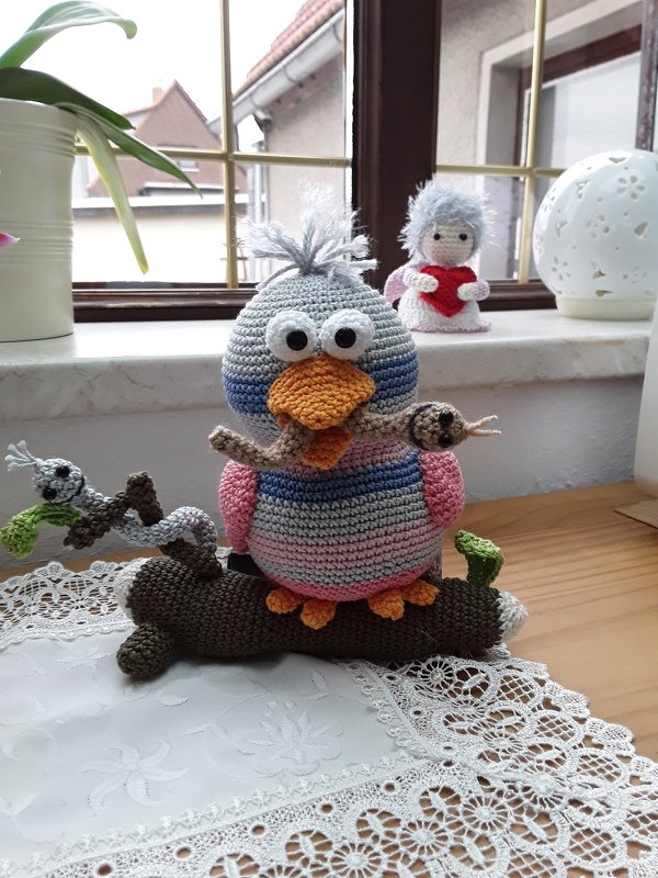 Vögelchen Vera -- Häkelanleitung von Haekelkeks®