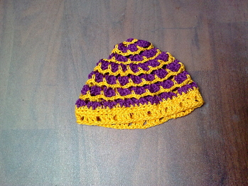 Die Mütze ließ sich sehr einfach häkeln, die Anleitung für den Schal habe ich nicht verstanden.