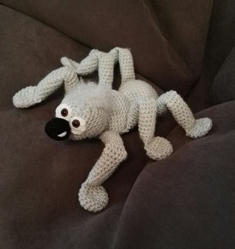 Kostenlose Häkelanleitung Spinne Spike Friesowitsch